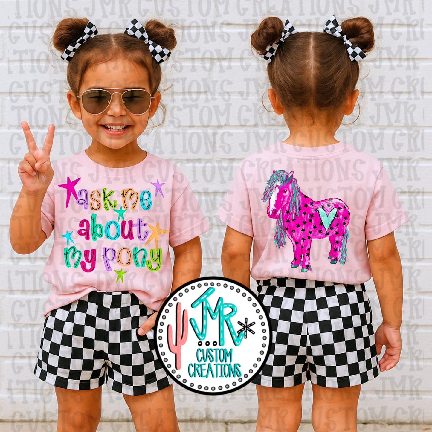 Ask Me About My Pony DIGITAL Design PNG