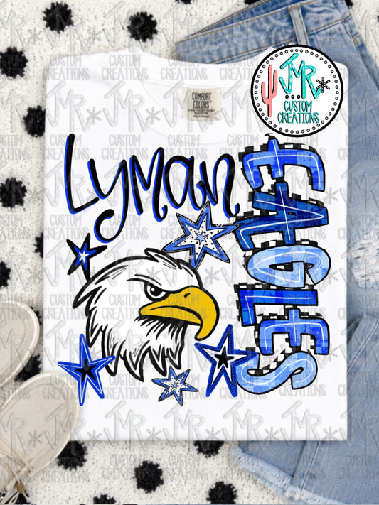 Lyman Eagle Gildan Crewneck Sweatshirt #2