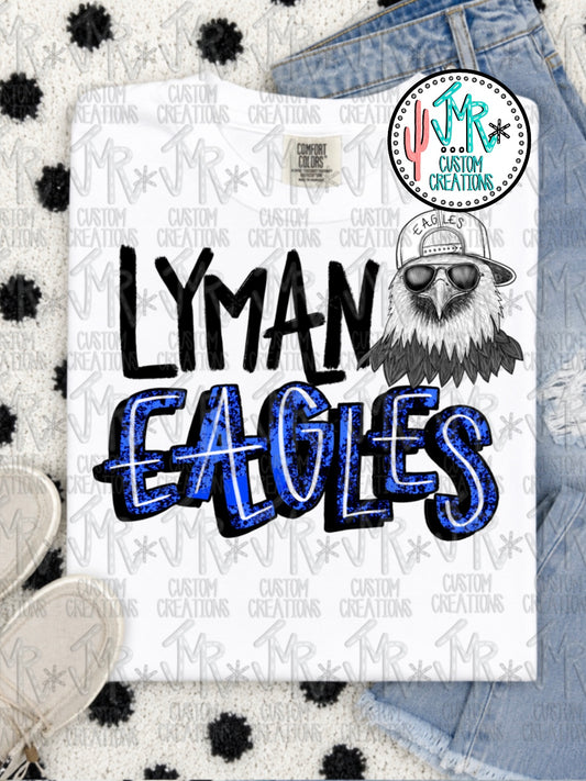 Lyman Eagle Gildan Crewneck Sweatshirt #3