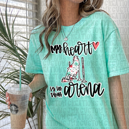 Rodeo-Heart is in that arena- Pole Bending DIGITAL Design