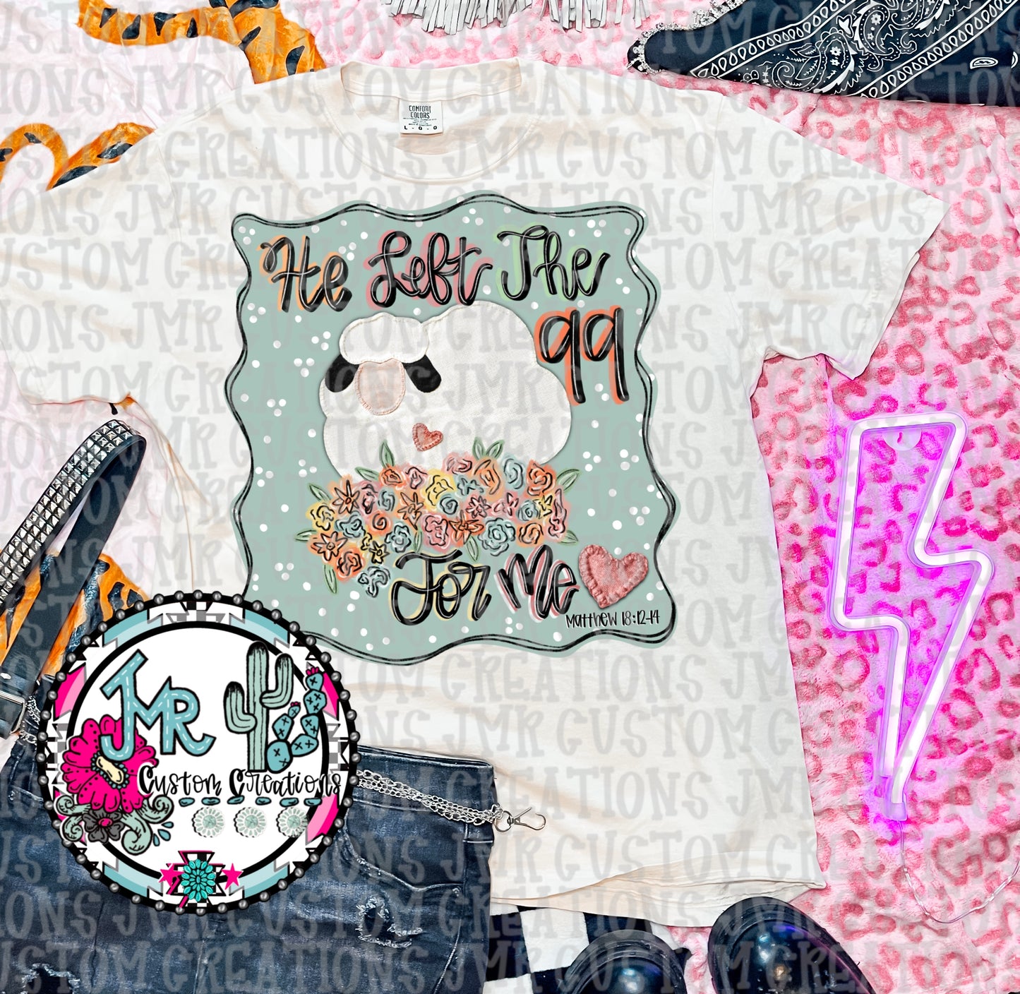 He Left the 99 For Me-Faith DIGITAL DESIGN