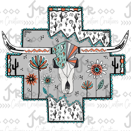 Longhorn Coral Aztec