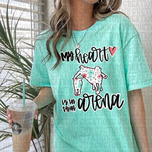 Rodeo-Heart is in that arena-Steer Wrestling DIGITAL Design