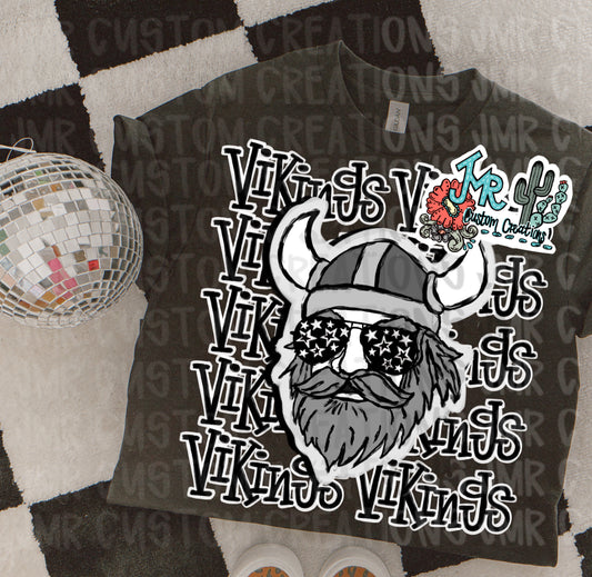 VIKINGS Mascot School Spirit Digital Design